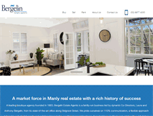 Tablet Screenshot of bergelin.com.au